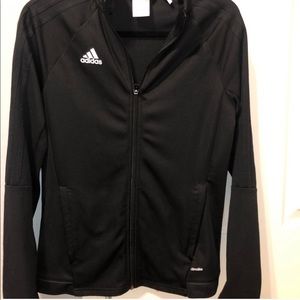 **SOLD** Black Adidas Zip Up